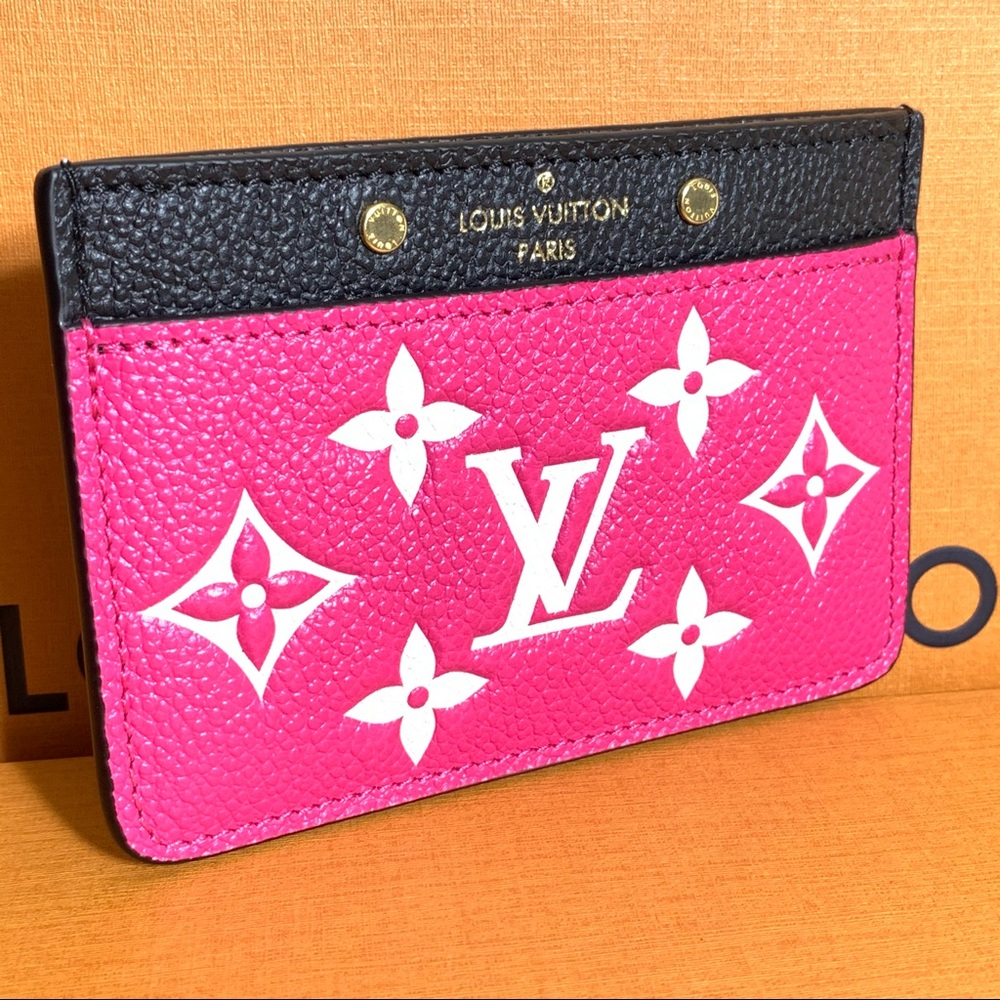 LOUIS VUITTON CARD HOLDER SPRING IN THE CITY BLACK/WHITE/PINK